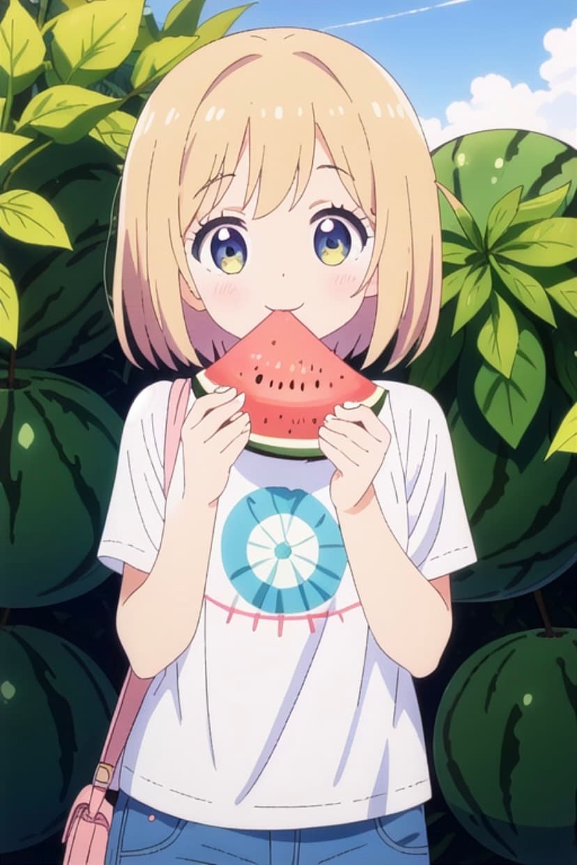 スイカ | の人気AIイラスト・グラビア