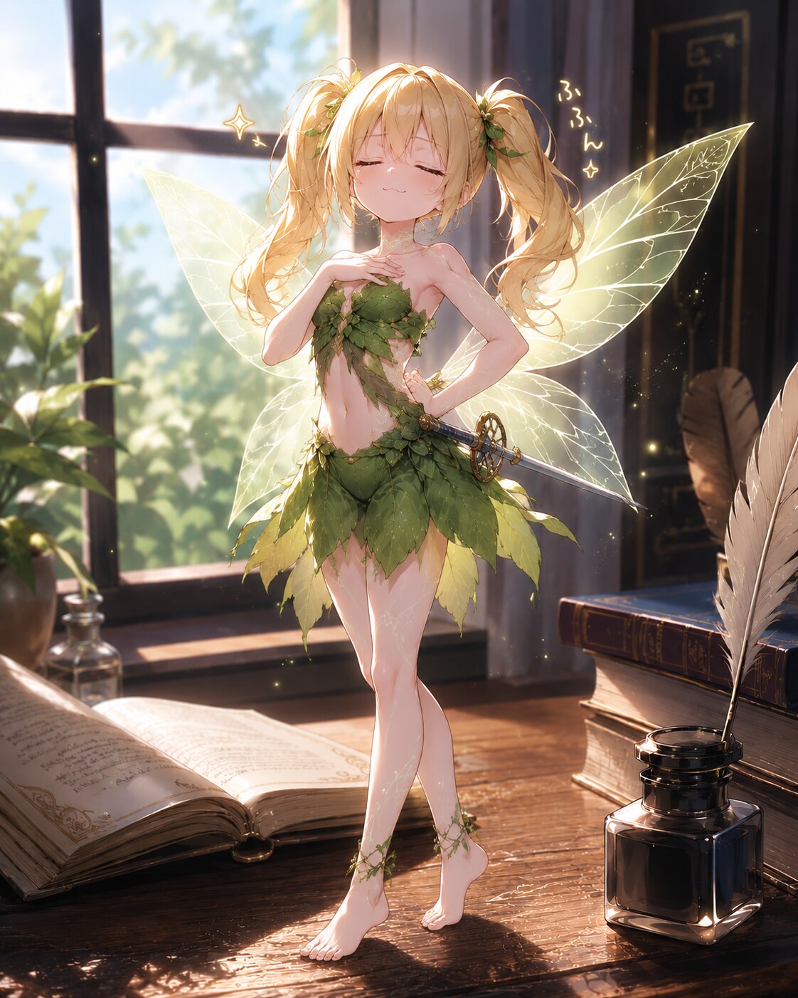 或る日、窓辺に妖精さんがいた