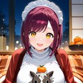 こんばんは（挨拶メイドの芽衣ちゃん） 2枚目