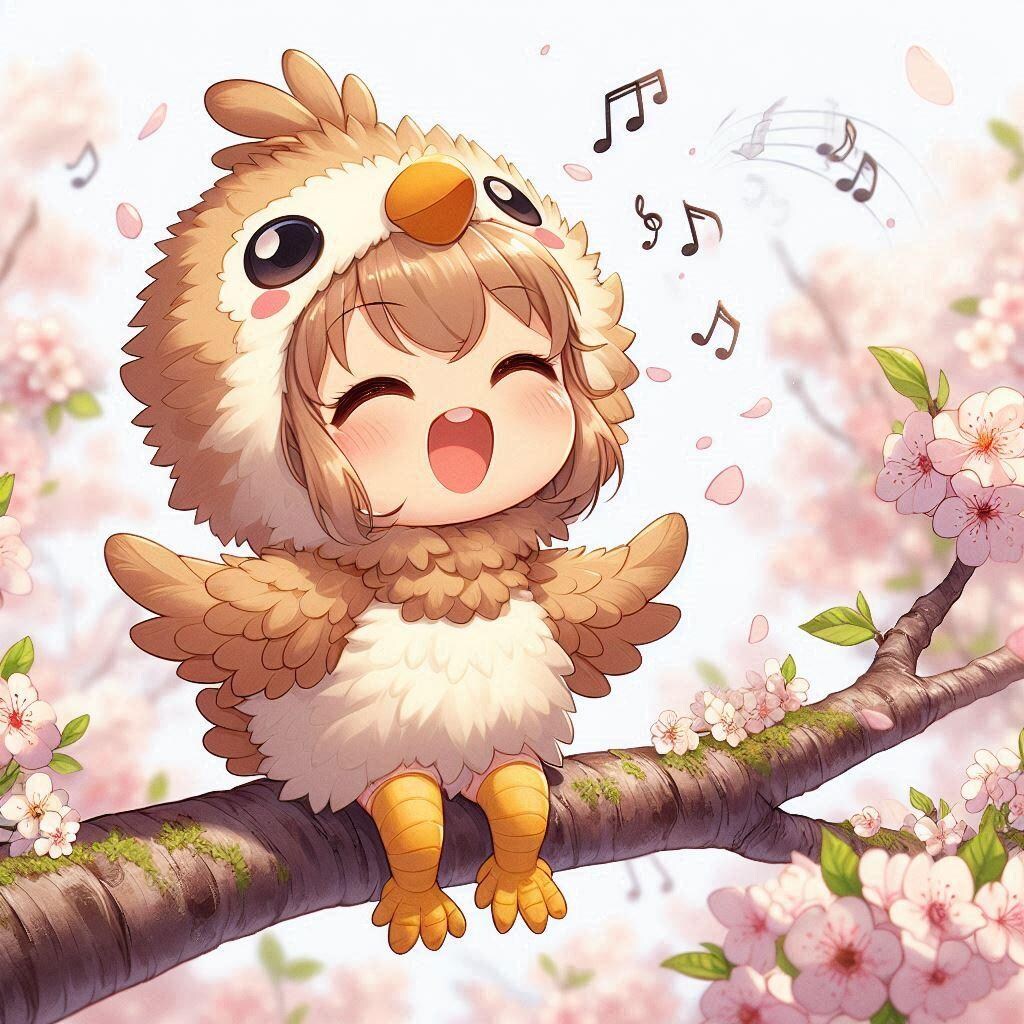 ほぉ～～ほけきょっ♥️