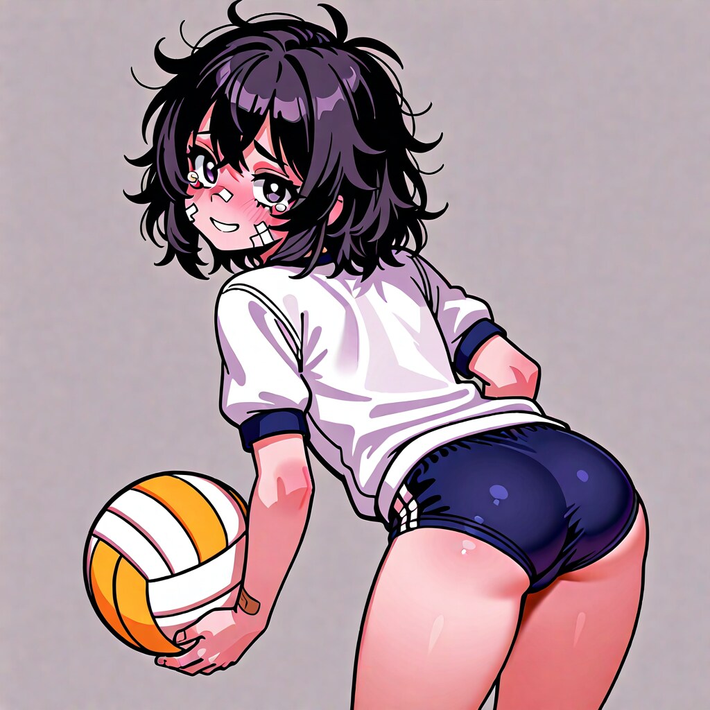涙ぐむスポーツガール