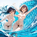 友達と海水浴 ver.ULi2i 4枚目
