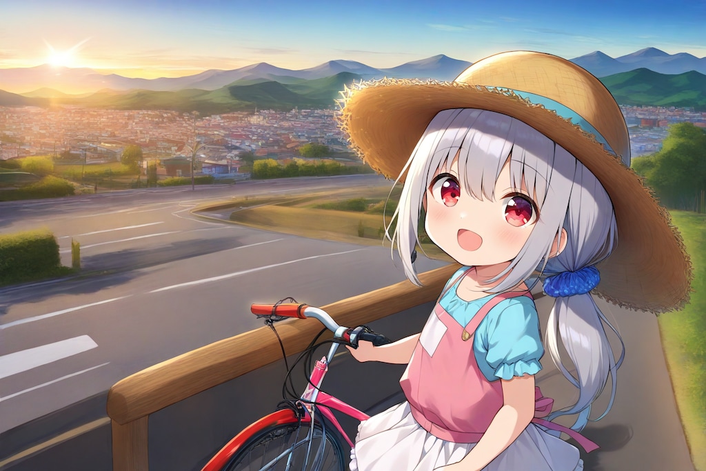 自転車で帰ります