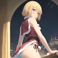 サンタでパンチラニーハイ 4枚目