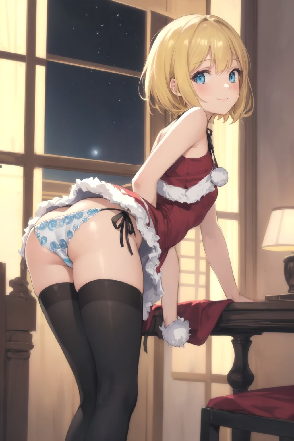 サンタでパンチラニーハイ
