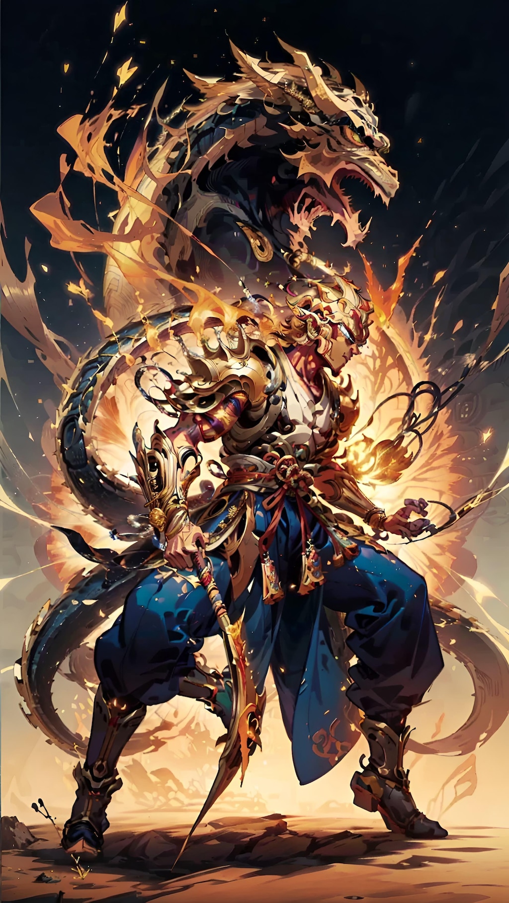 孫悟空の神通力:ドラゴン融合ヒノイ攻め