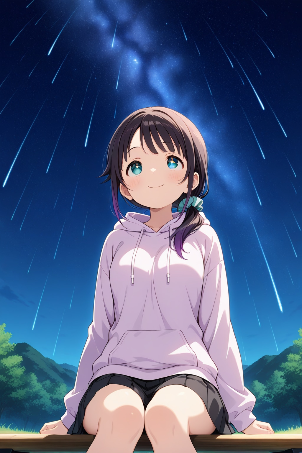 星降る夜 | の人気AIイラスト・グラビア