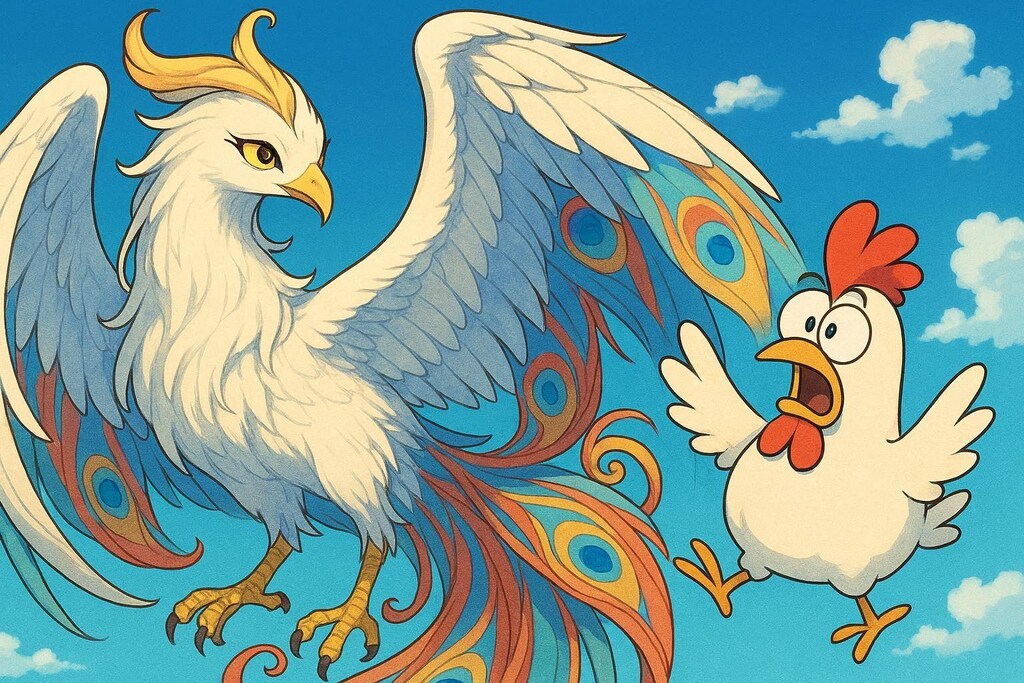 不死鳥、鳳凰、朱雀