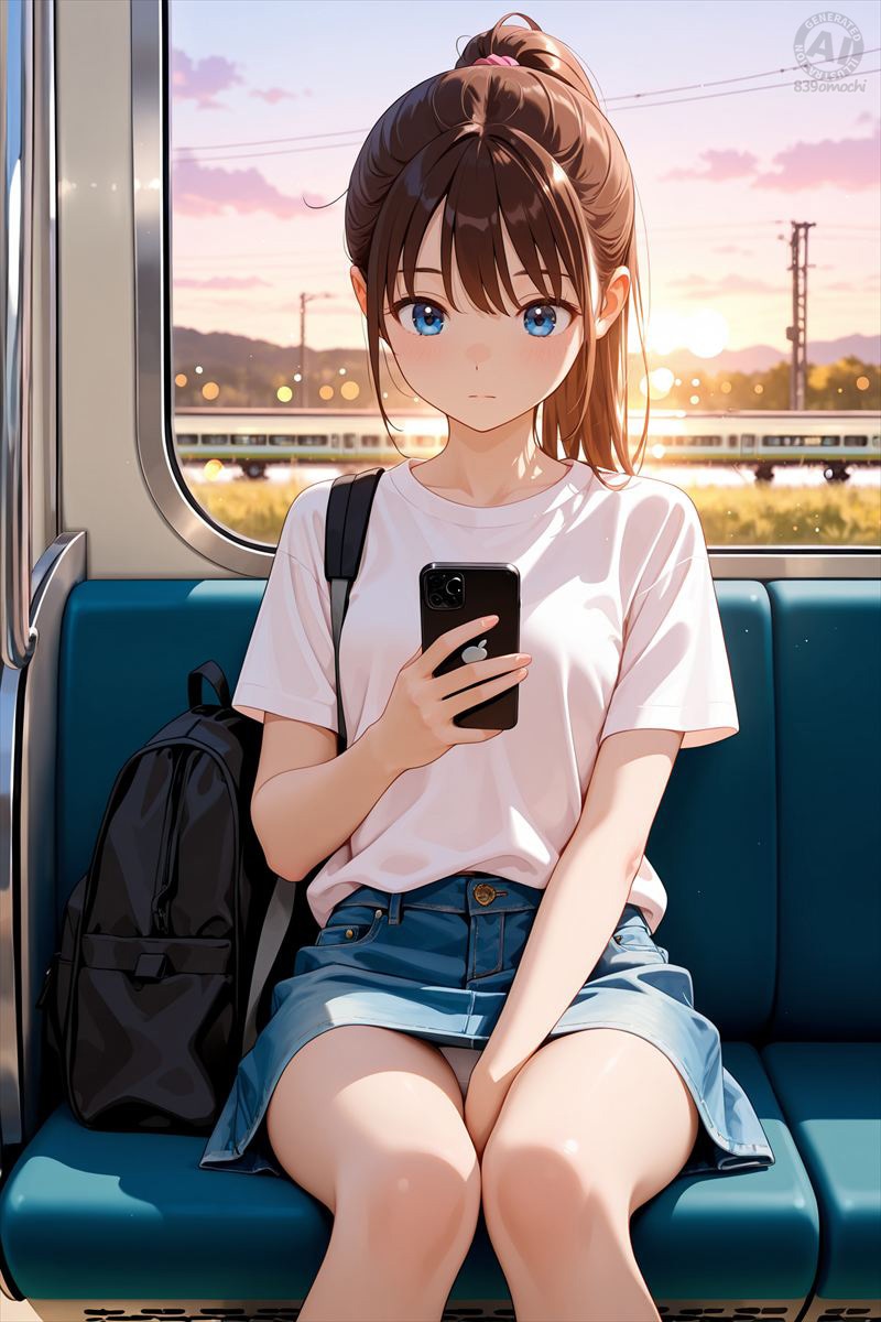 いつも電車で見かける女の子