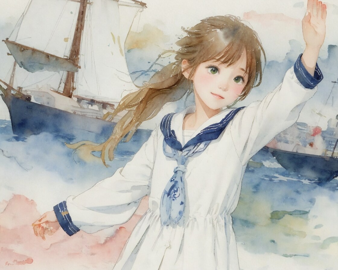 見送りにきました