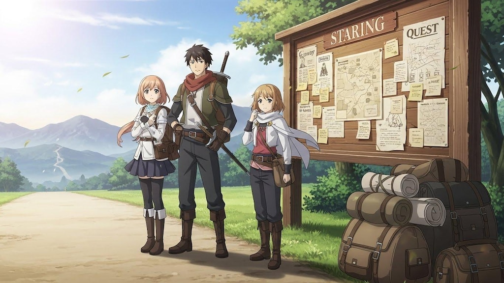 これから旅立つのさ！　でも仲間ももう少し揃えたいな！