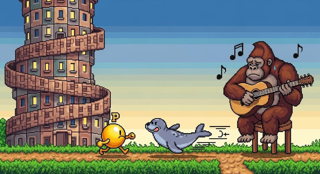 点P君のくねくねタワマンからの大脱走