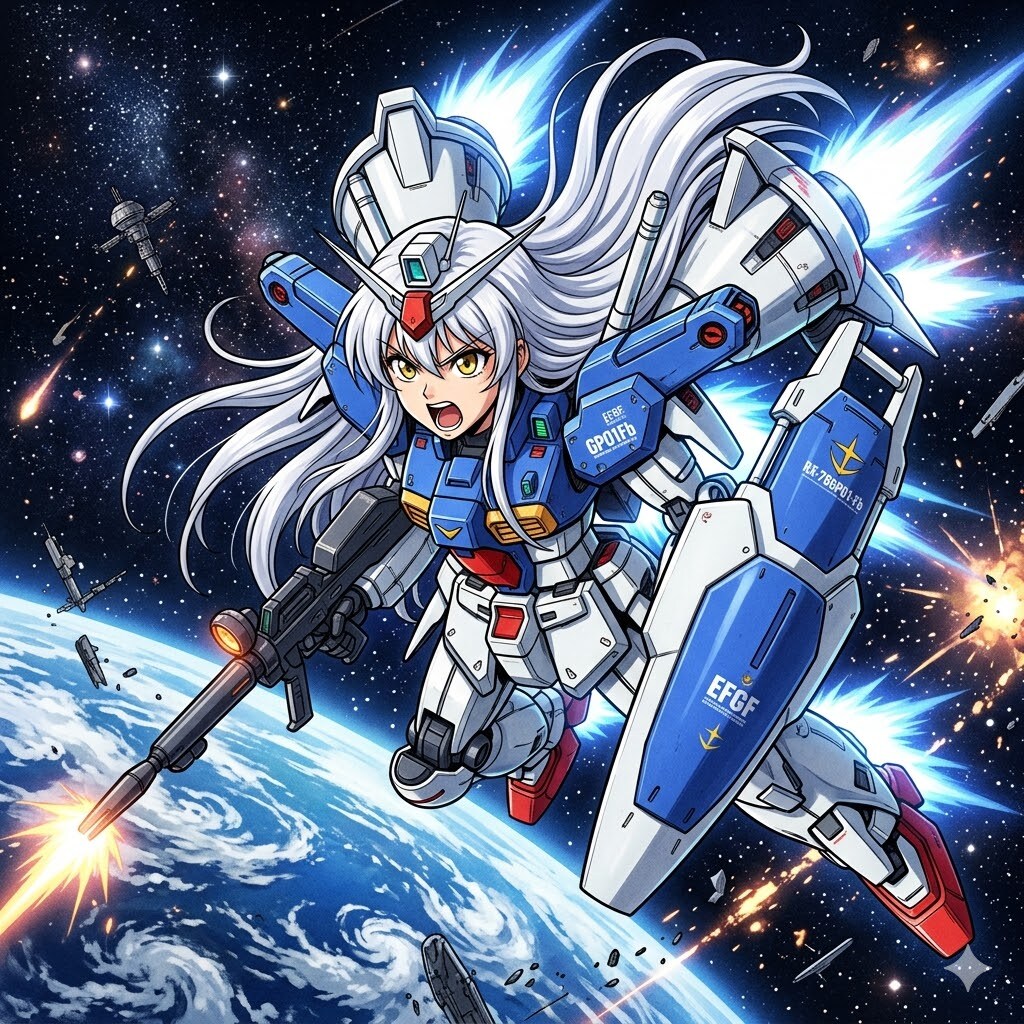 ガンダムGP-1フルバーニアン少女
