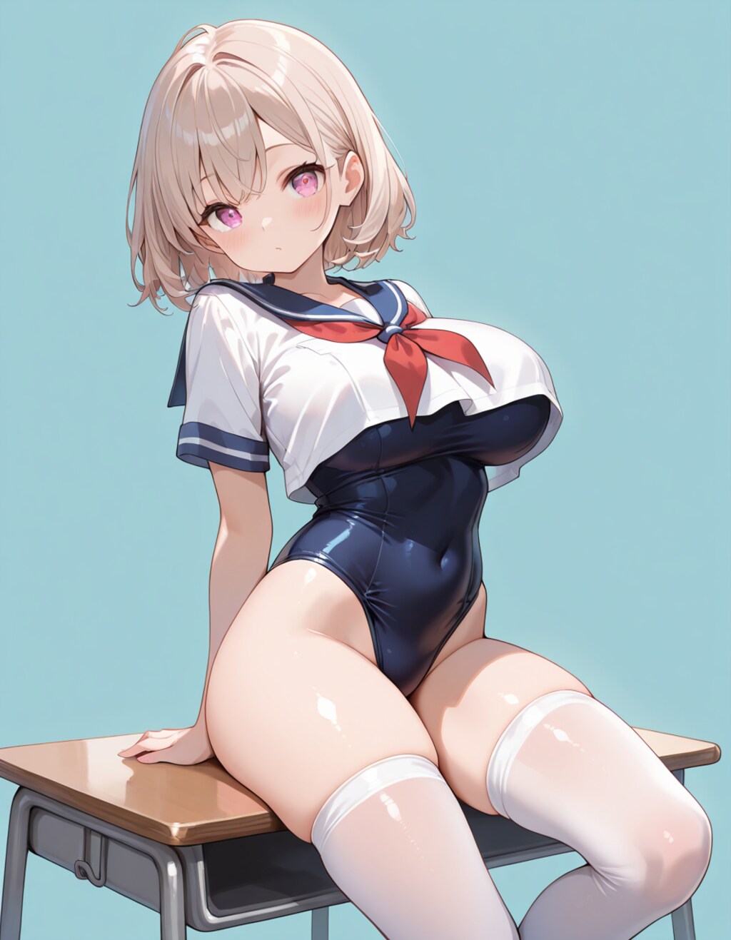 スク水+セーラー