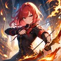 火属性女戦士 5枚目