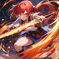 火属性女戦士 2枚目