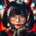 のびかちゃんの悪魔コス 2枚目