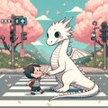 白いドラゴンさんのボツ画像 2枚目