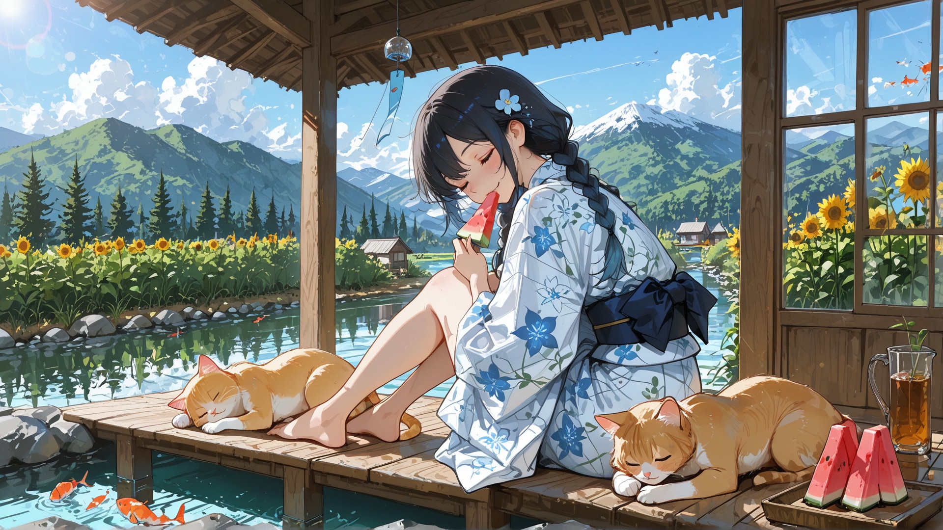 山里の涼《SDXL版》