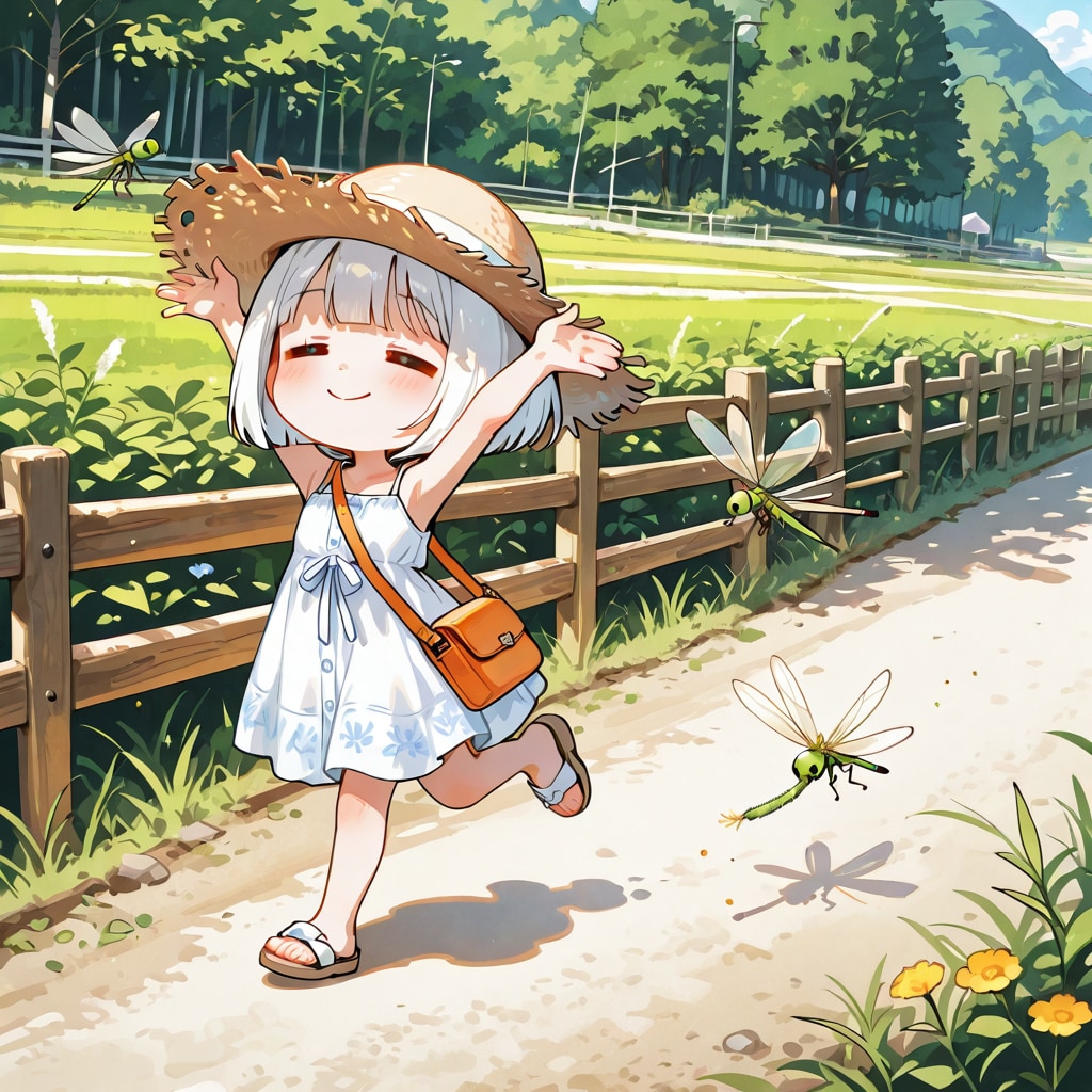 地元に帰る白髪ちゃん