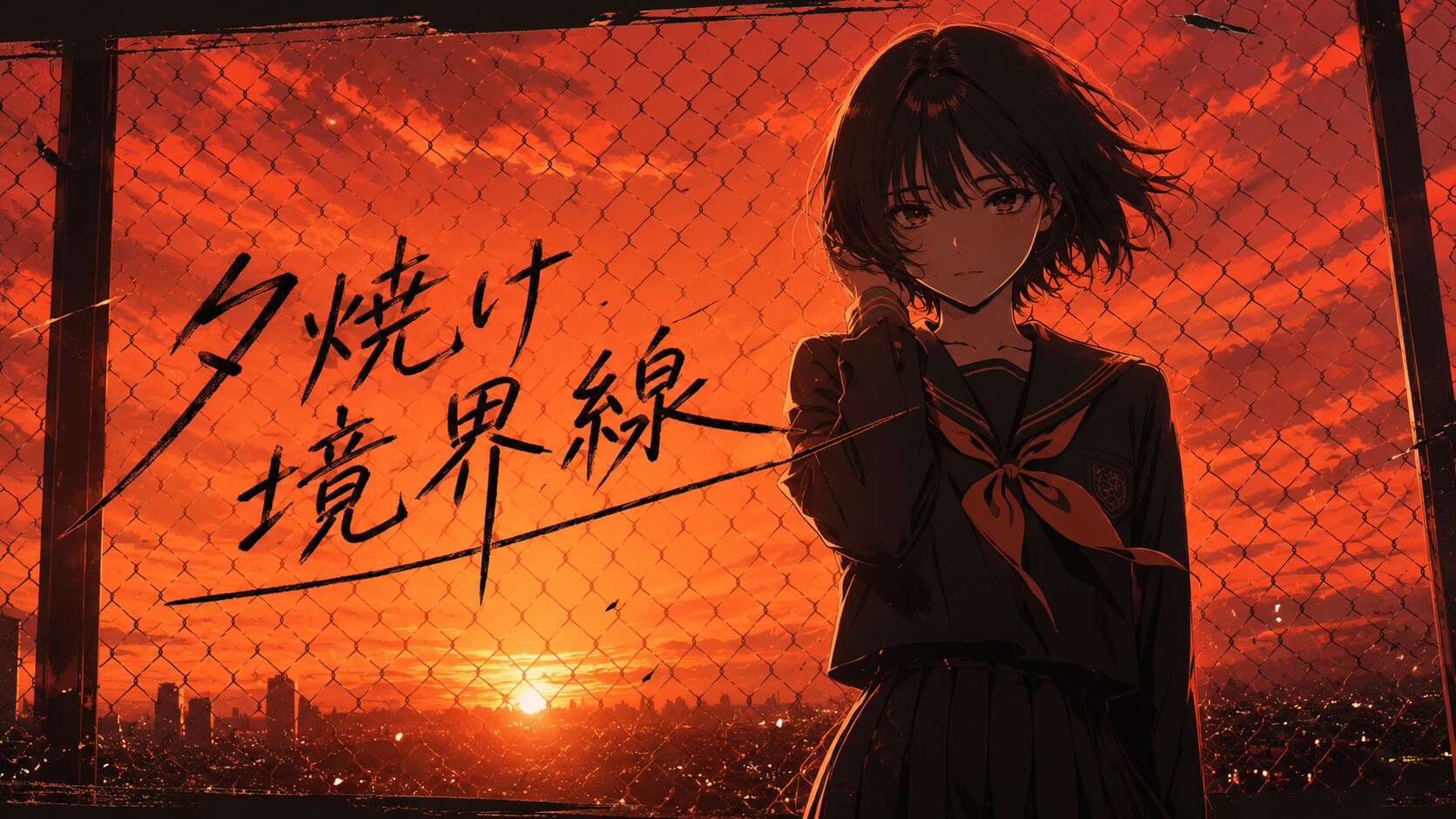 夕焼け境界線