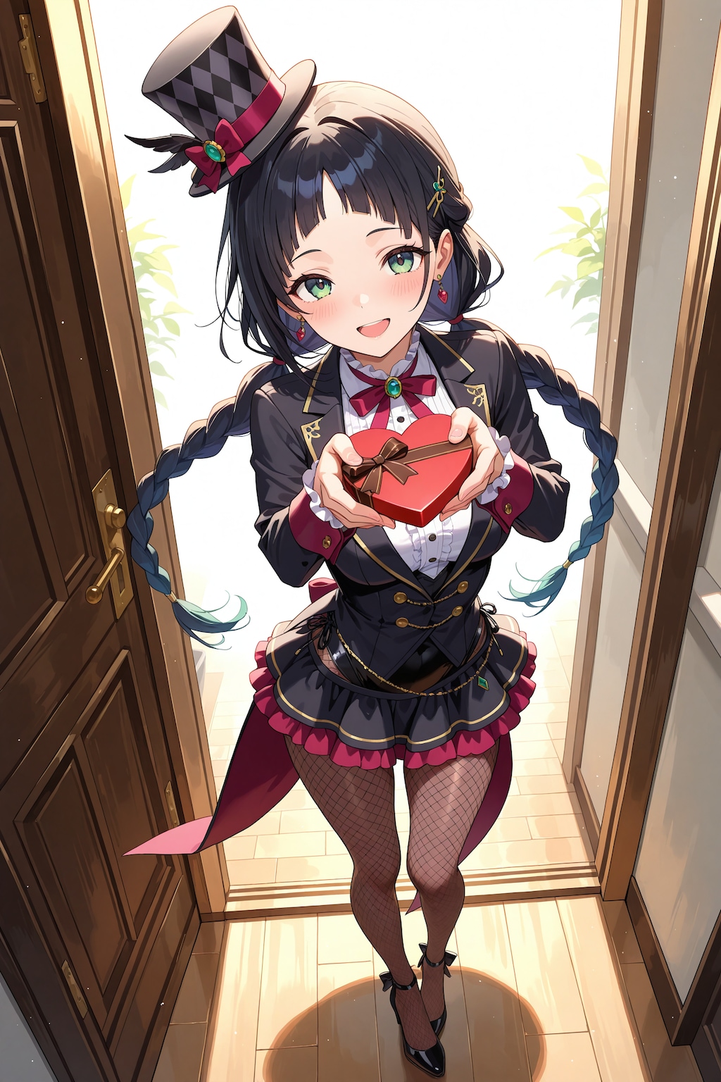 シルクハットのこよみちゃんとバレンタイン