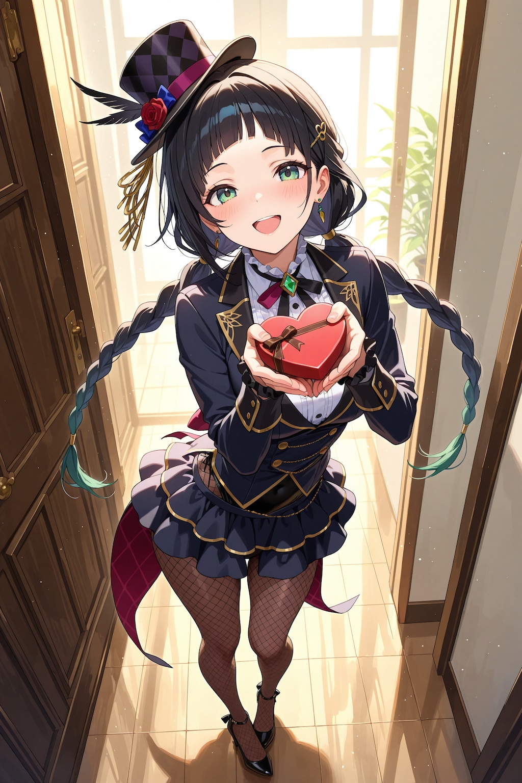 シルクハットのこよみちゃんとバレンタイン