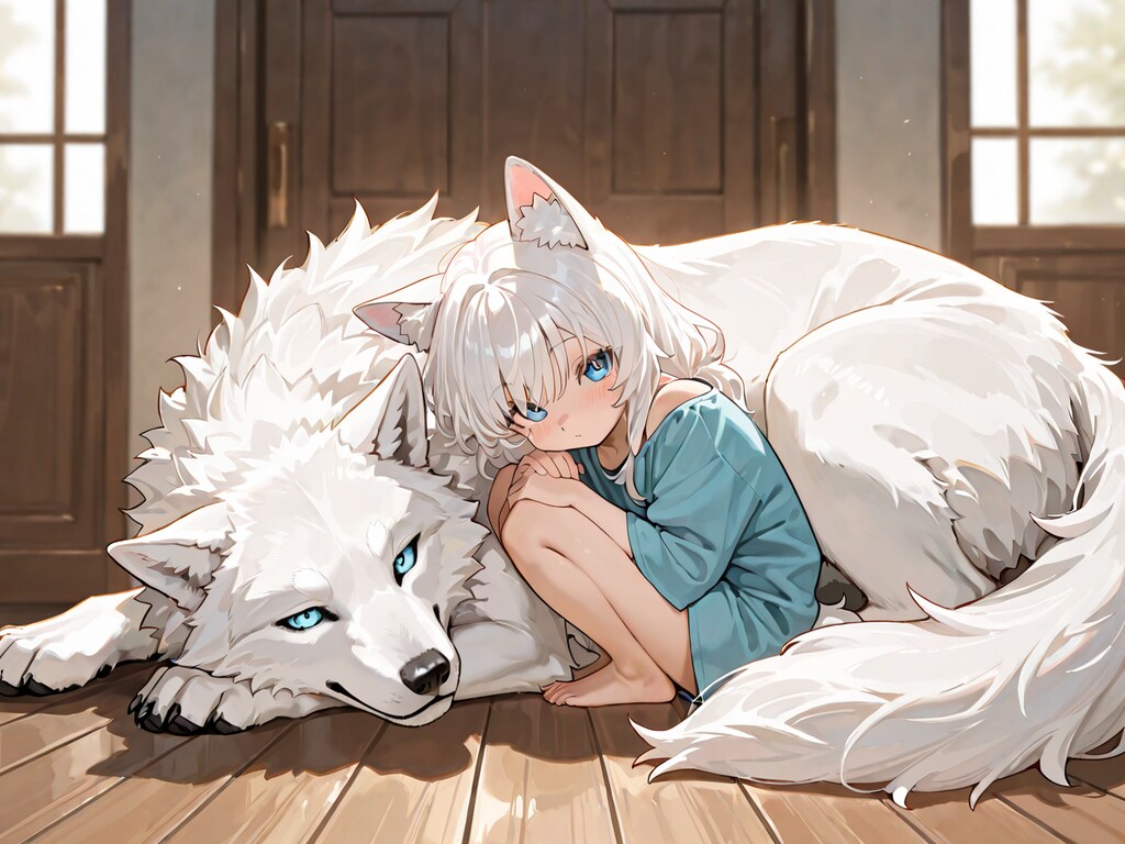 オオカミと少女