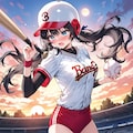 ブルマで野球をする葵さん(ちちぷい版) 3枚目