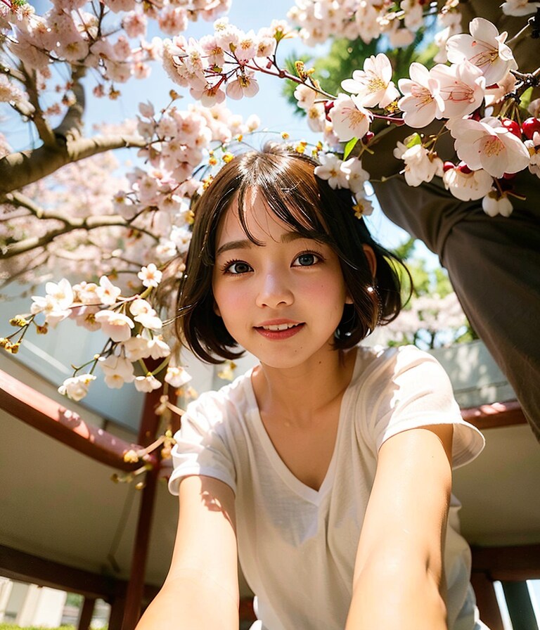 お花見だよ