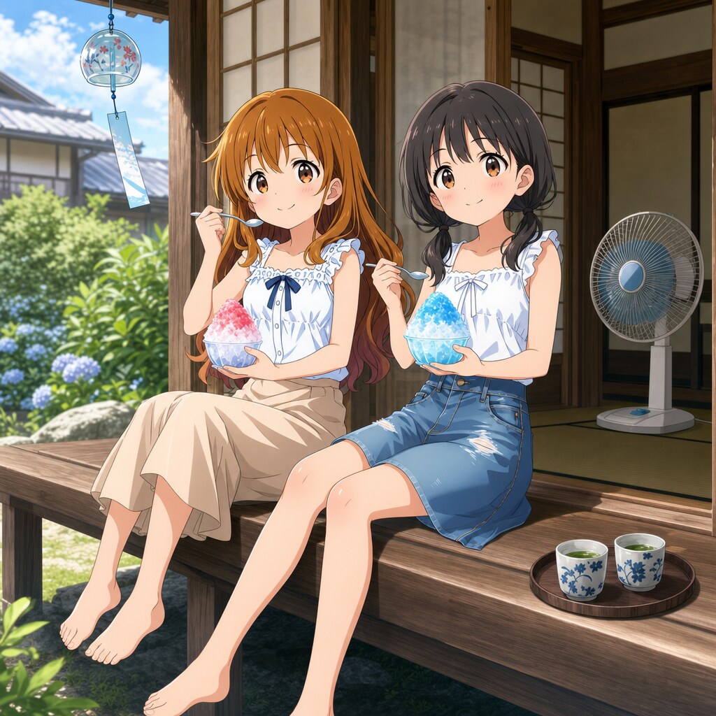 こたつさん所のかえでちゃんと。