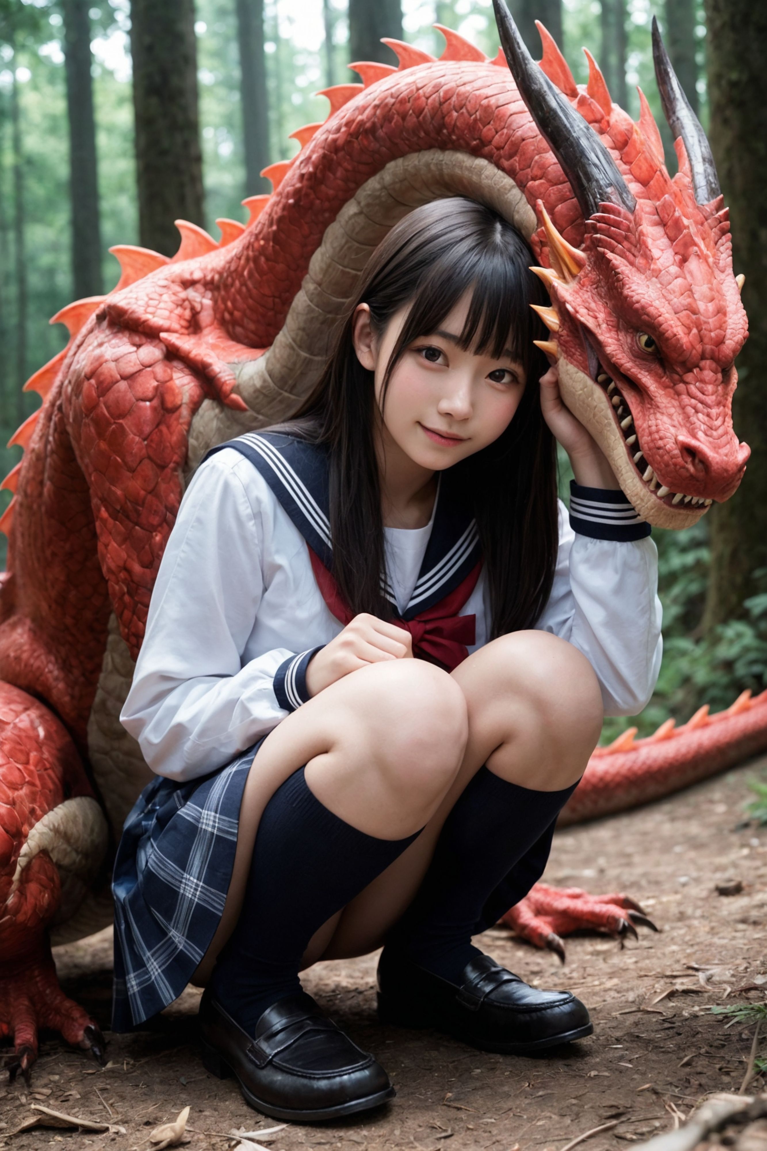 野良ドラゴンになつかれた。
