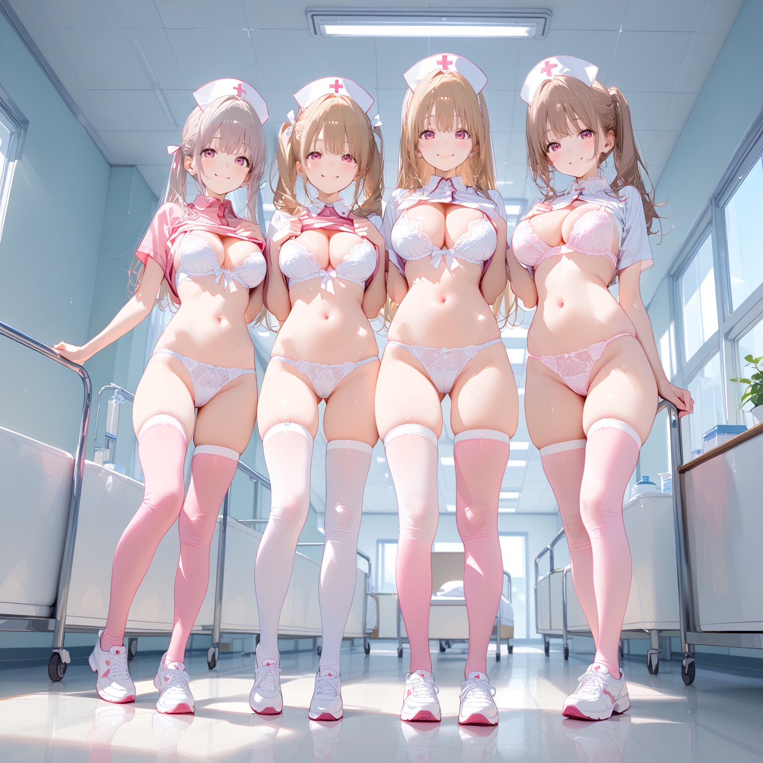 患者によりそって働く看護師達☆