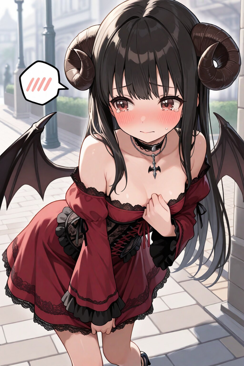 嫌々させられたコスプレか！？