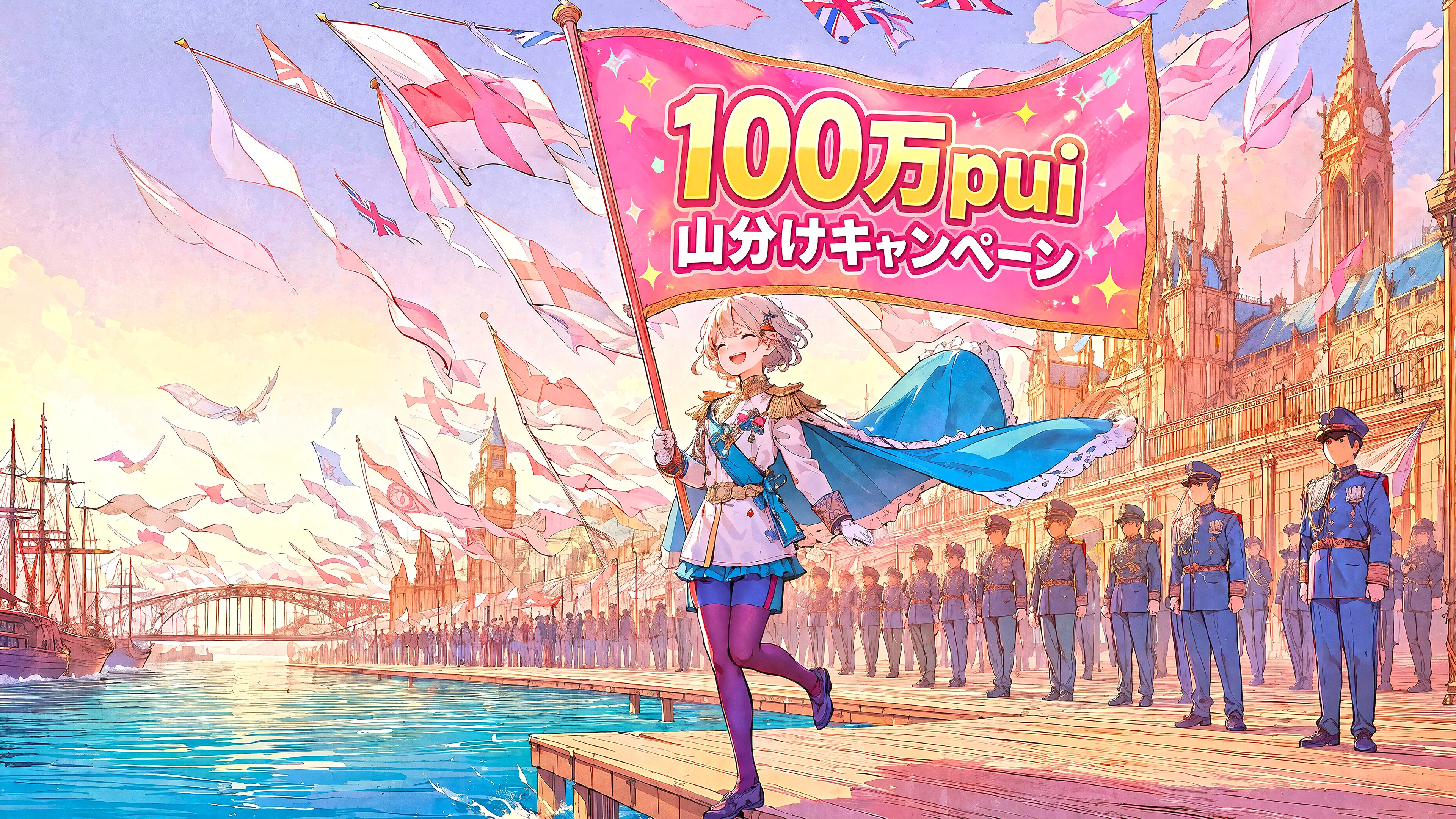 100万pui山分けキャンペーン！