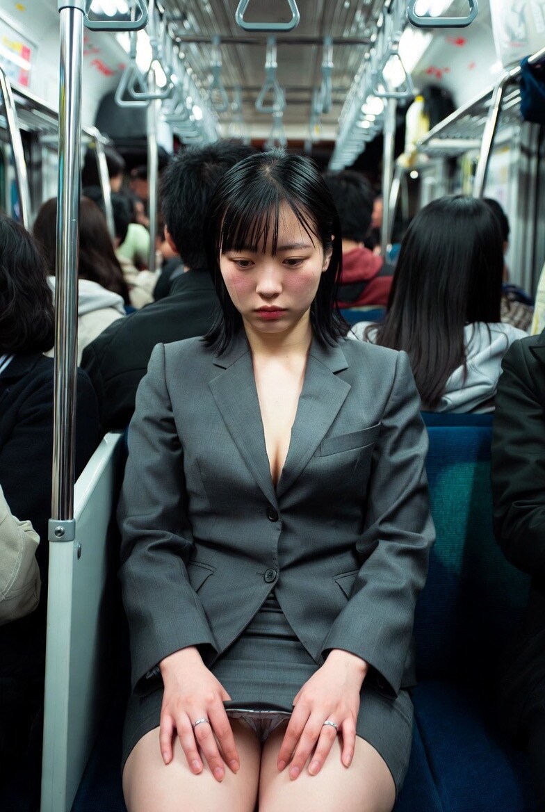 残業明けの熟れたOLの汗を吸い込んだ下着⑤