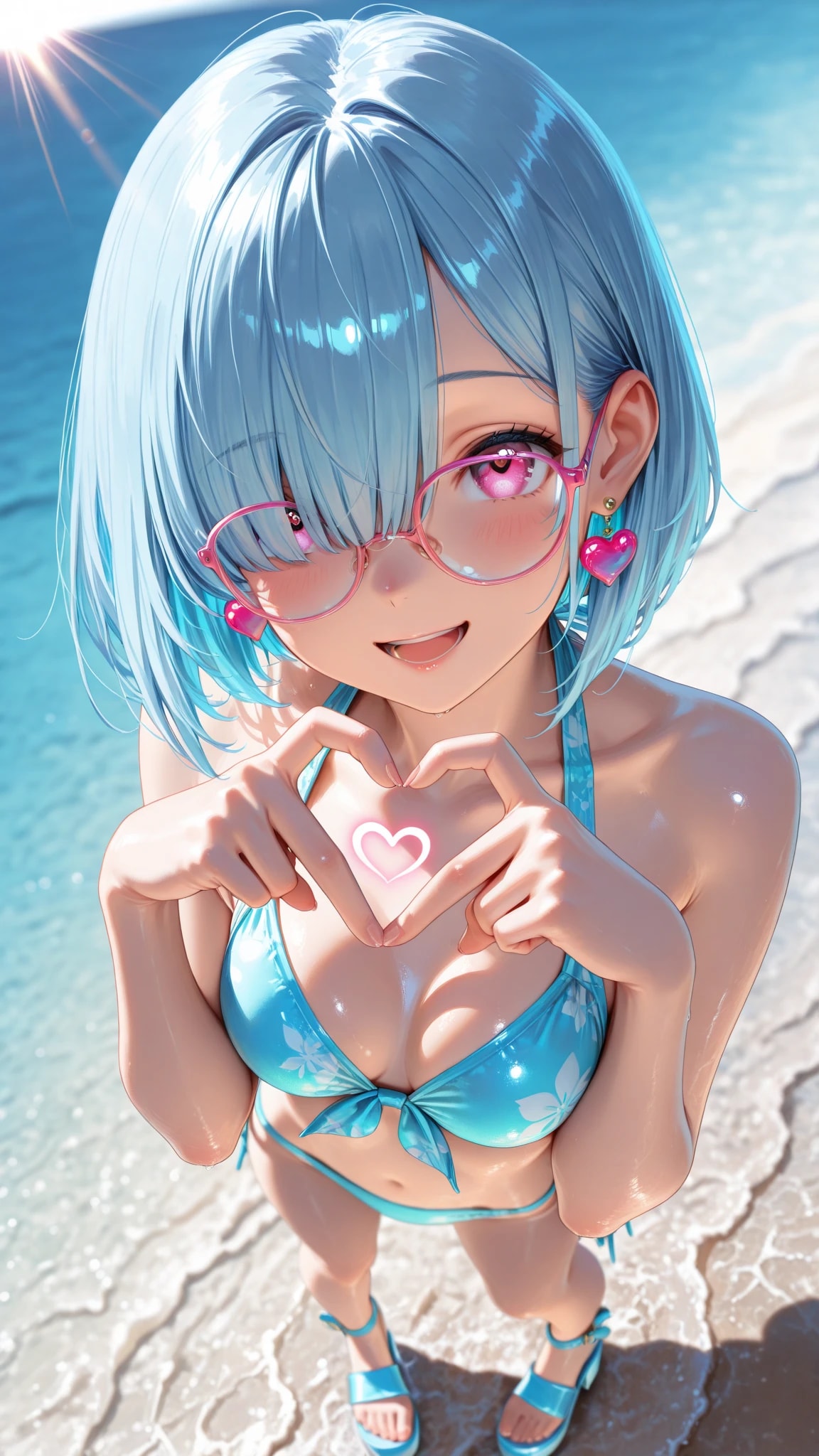 青ビキニ