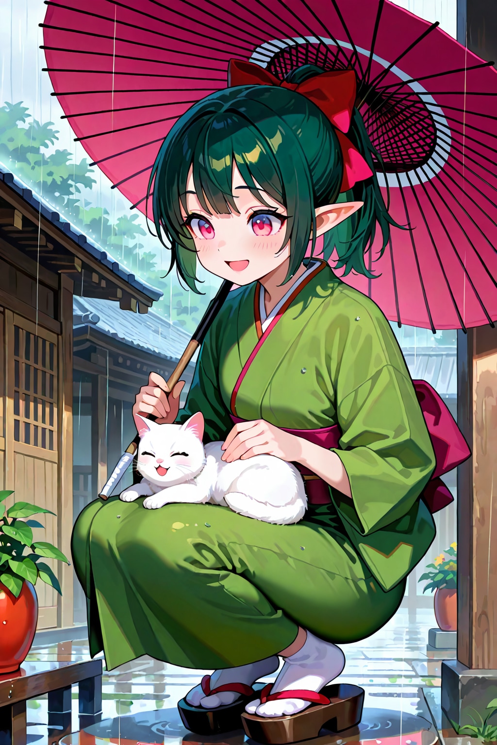 【✨ ちちぷい公式投稿企画 ✨】　🌧️ 雨の日のお迎え ☂️