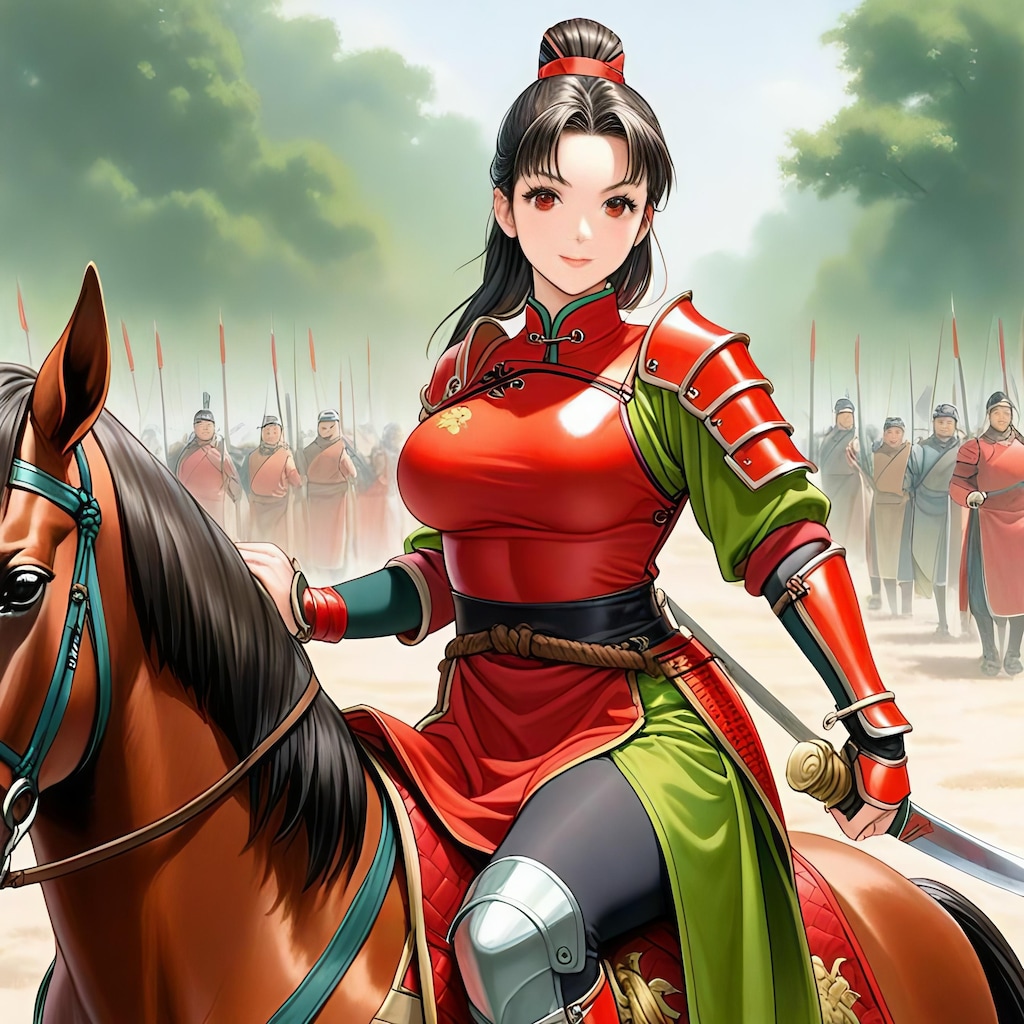 水滸伝の一丈青扈三娘。海棠の花と言われた美貌と剣の使い手