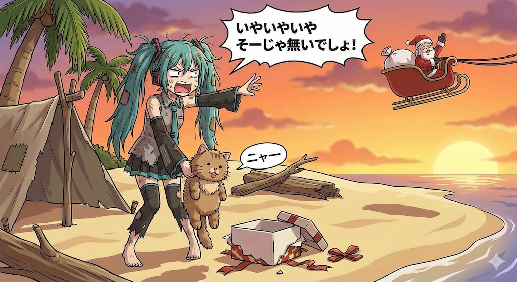 ミクさん 無人島のメリークリスマス