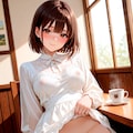 喫茶店でこっそり 6枚目