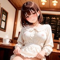 喫茶店でこっそり 4枚目