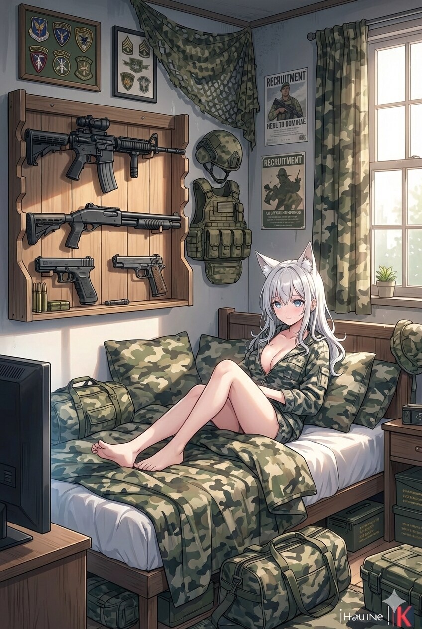 カモフラウルフちゃんのお部屋🐺✨