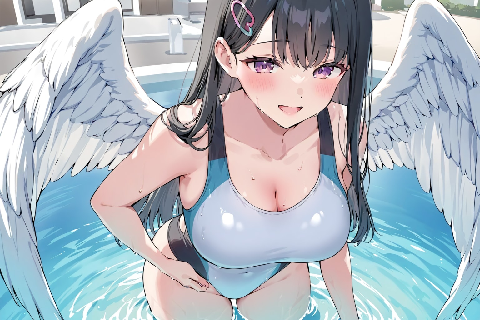 久しぶりに泳ぐと気持ちいいね