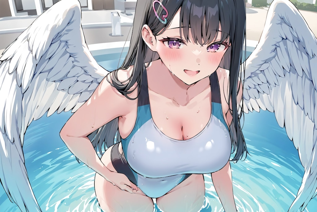 久しぶりに泳ぐと気持ちいいね
