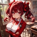 あおいちゃんのブレザー着なかった❌Lunaちゃん 5枚目
