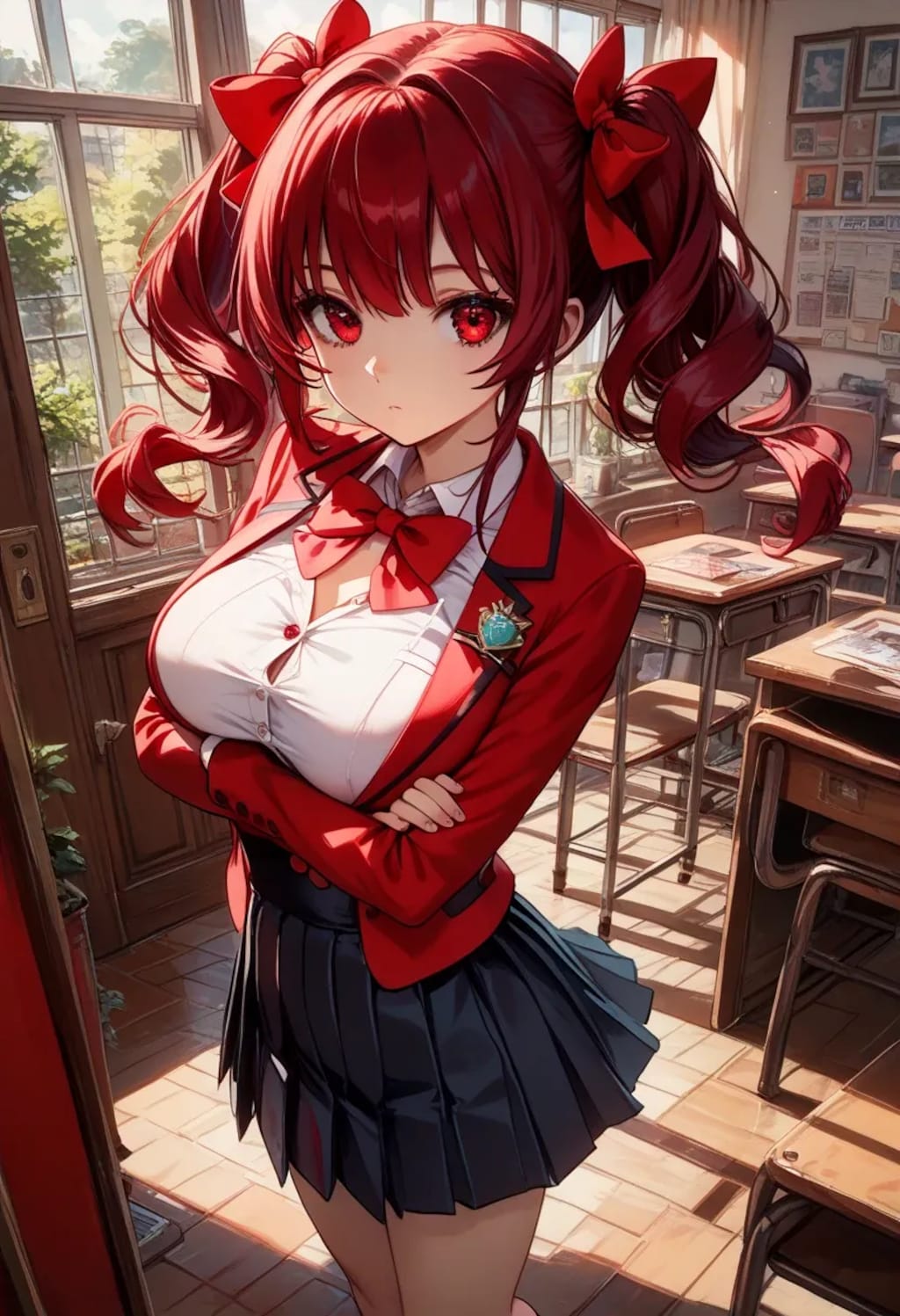 あおいちゃんのブレザー着なかった❌Lunaちゃん