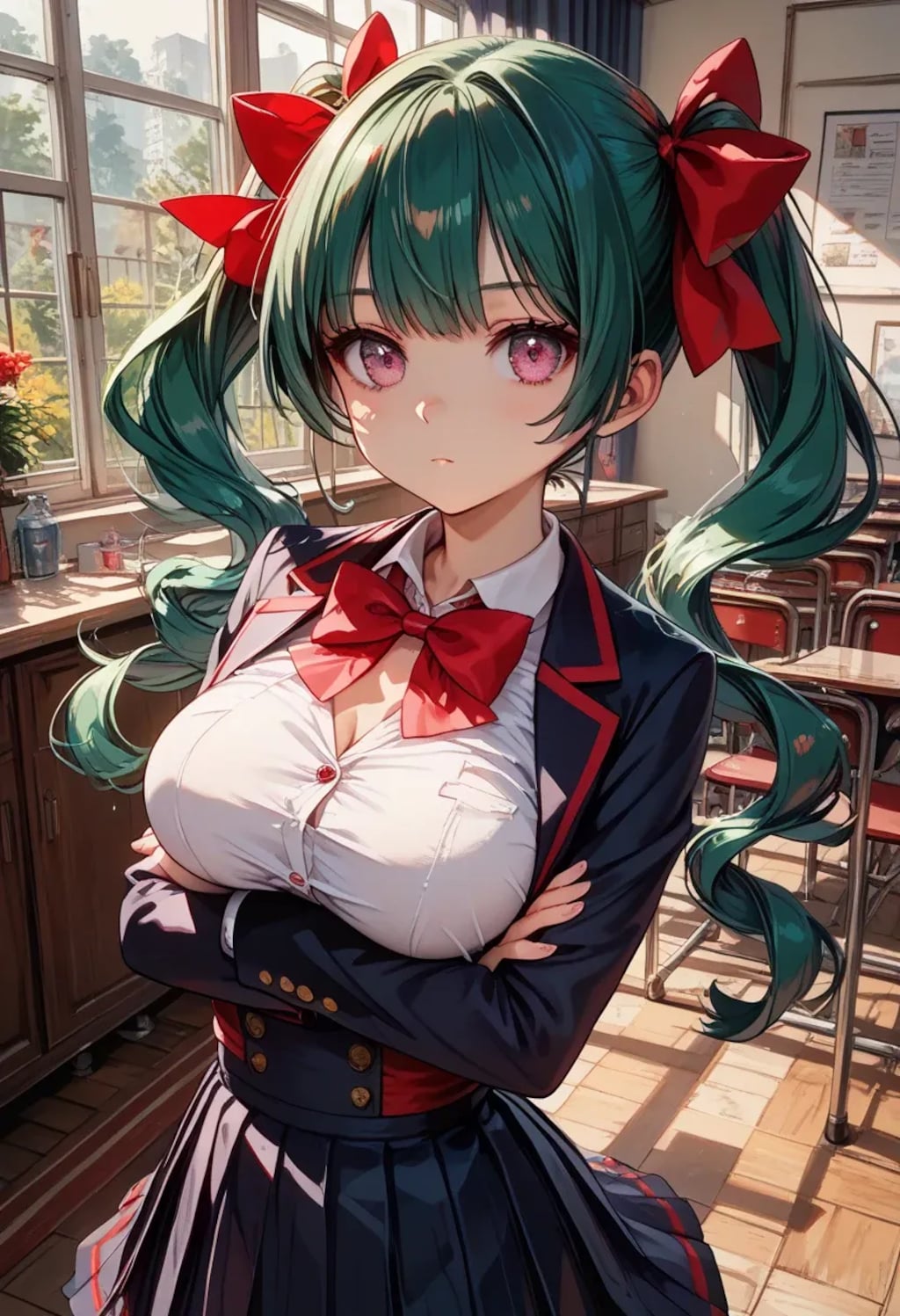 あおいちゃんのブレザー着なかった❌Lunaちゃん