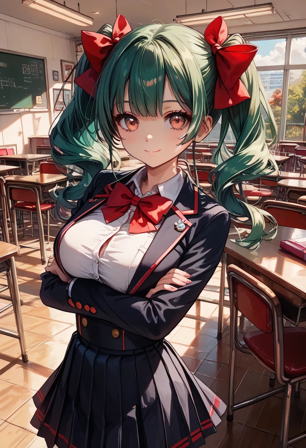 あおいちゃんのブレザー着なかった❌Lunaちゃん