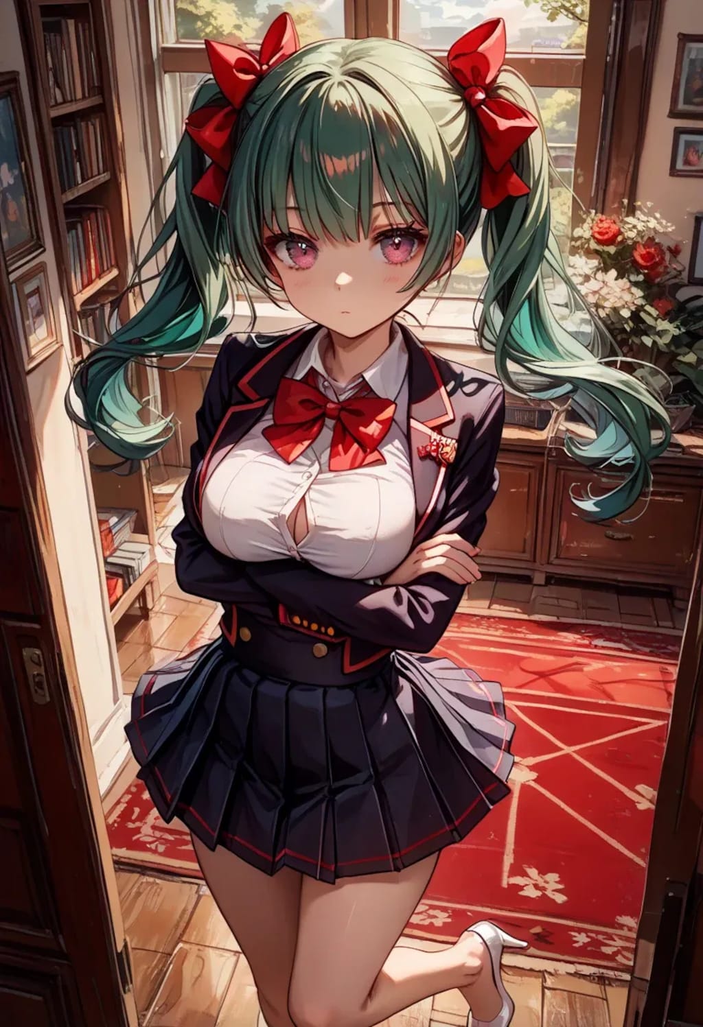 あおいちゃんのブレザー着なかった❌Lunaちゃん